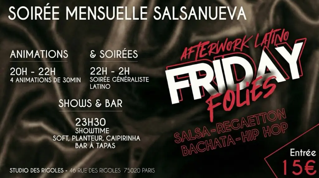 Soirée de danse Paris