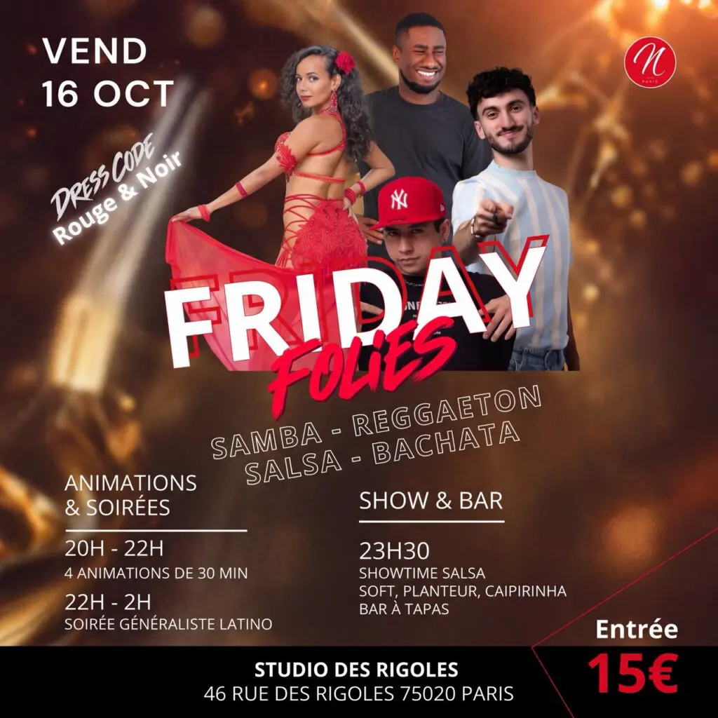 Friday Folies 16 octobre